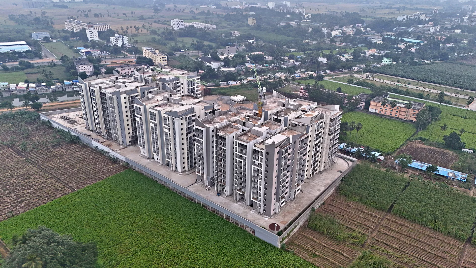 MBMR VIHA July 2024 construction status aerial view