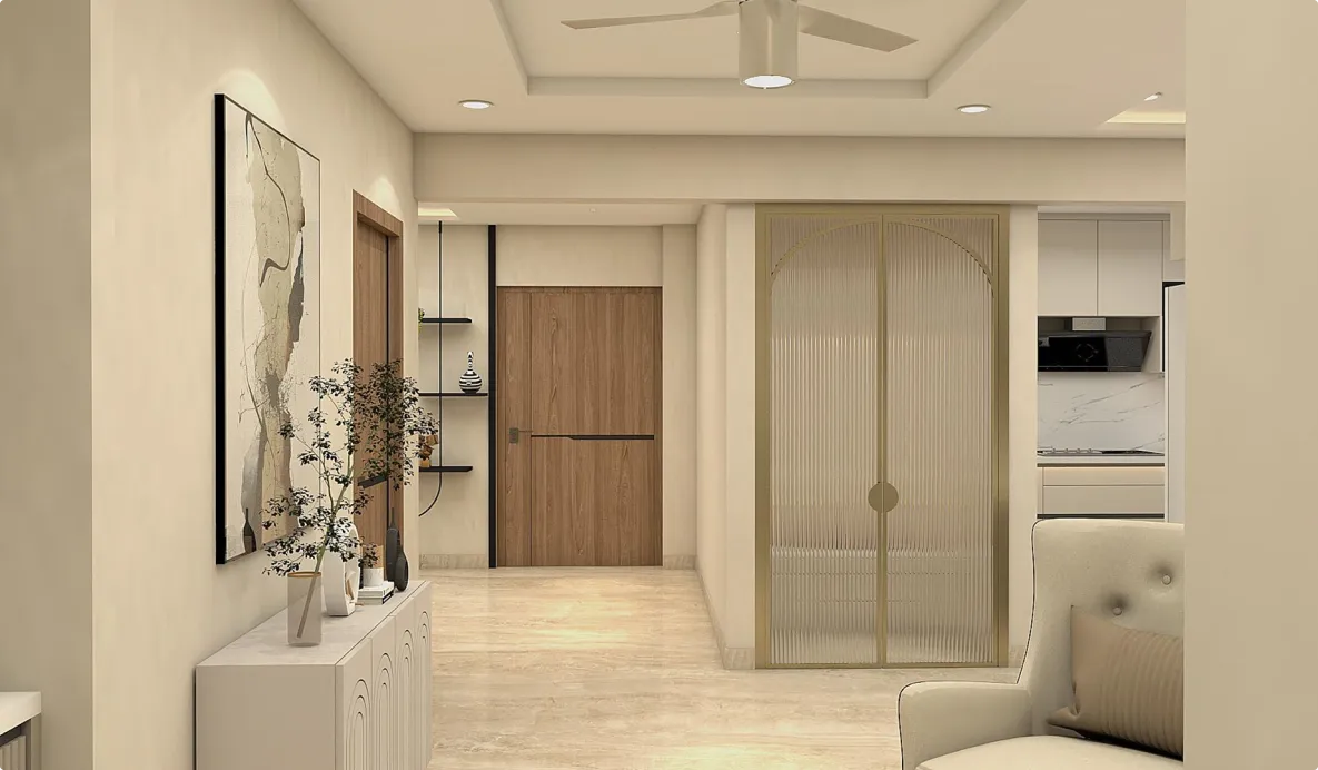 MBMR VIHA interior entry and kitchen view