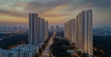 High-rise buildings in Vijayawada
